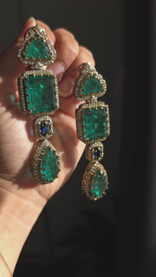 Samara earrings - Green
