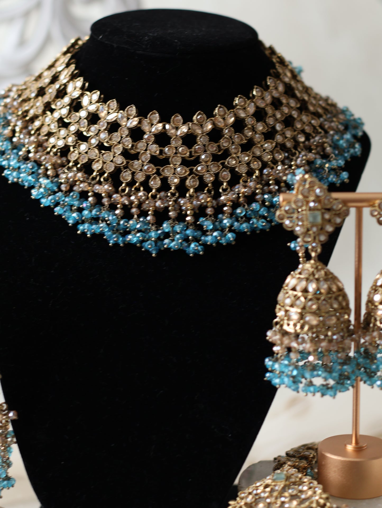 Reshma Necklace set - Blue