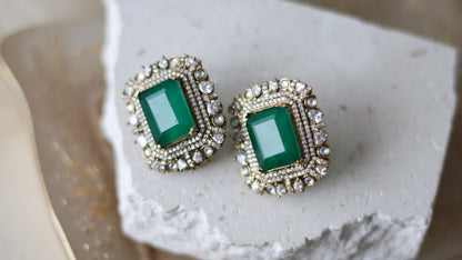 Sana studs - Green