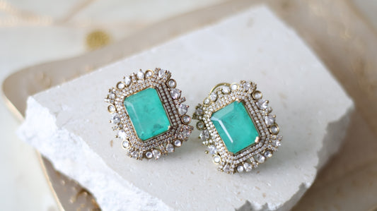 Sana studs - Aqua