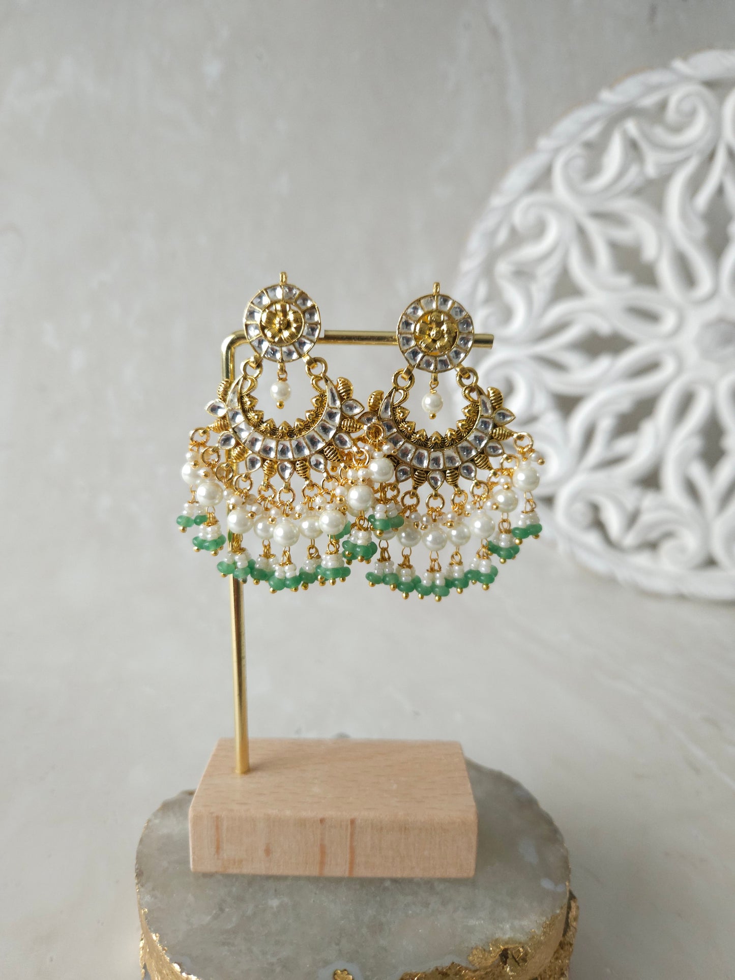 Helen earrings - White