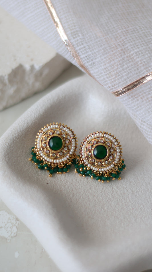 Alia studs - Green