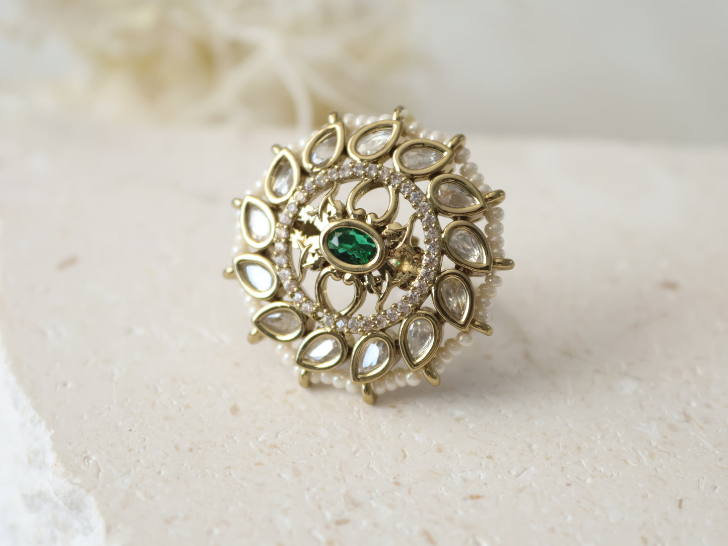 Meher ring - Green