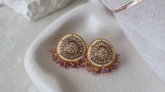 Himani studs - Purple