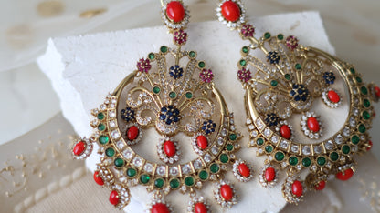 Yasmin earrings - Red