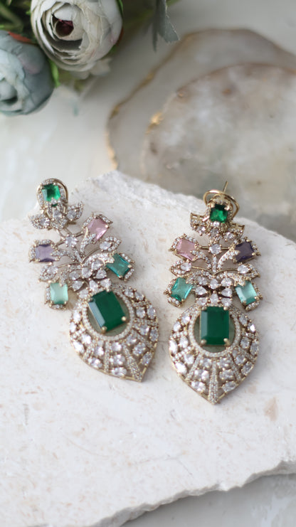 Avni earrings - Green