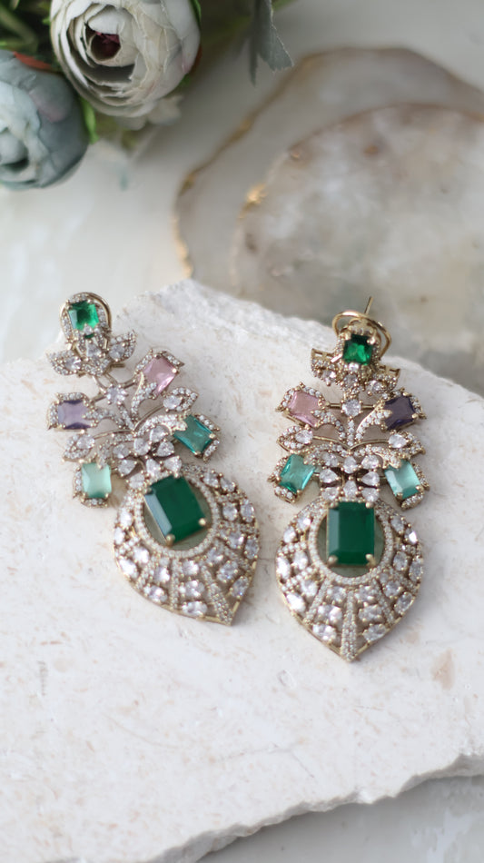 Avni earrings - Green