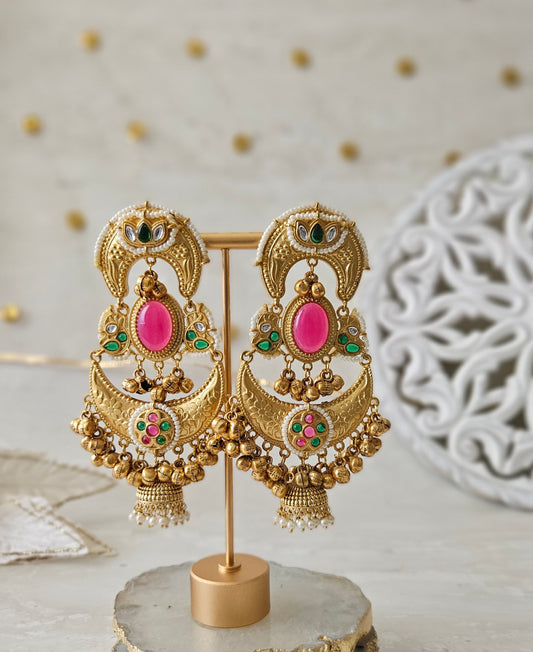 Tanya earrings - Pink