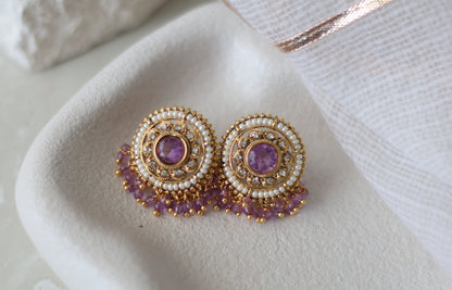 Alia studs - Purple