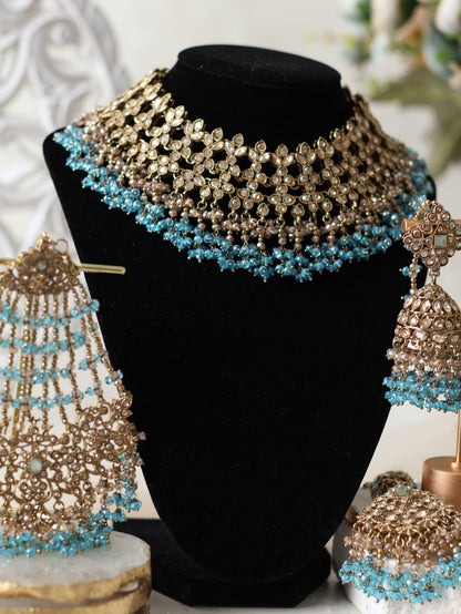 Reshma Necklace set - Blue
