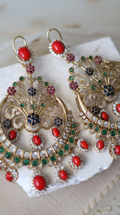 Yasmin earrings - Red