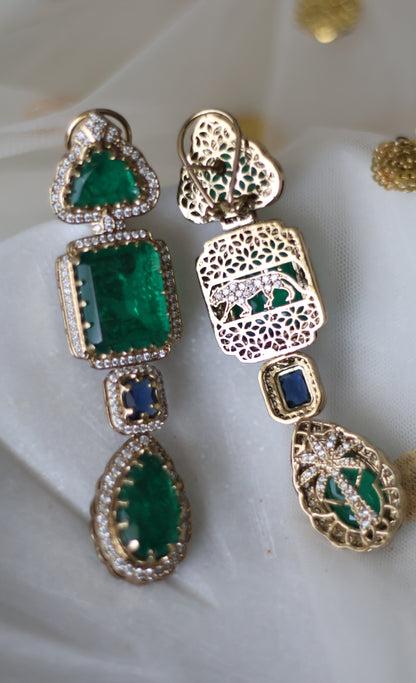 Samara earrings - Green