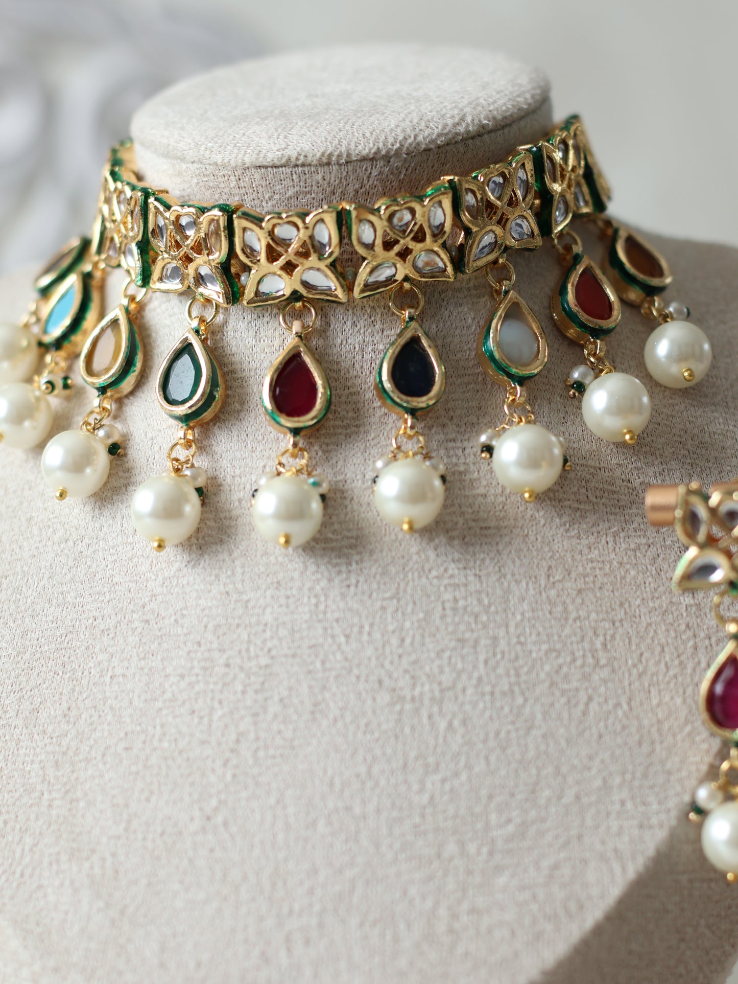 Jannat necklace set - Multicolour