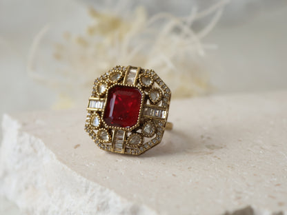Ria ring - Ruby