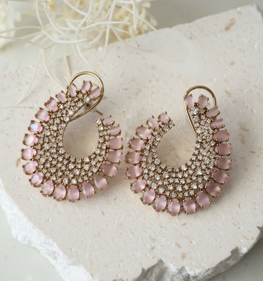 Ambika studs - Pink