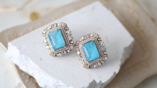 Sana studs - Light Blue