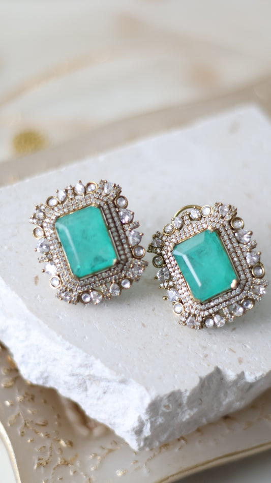 Sana studs - Aqua