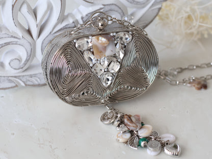 Suhani clutch - Silver