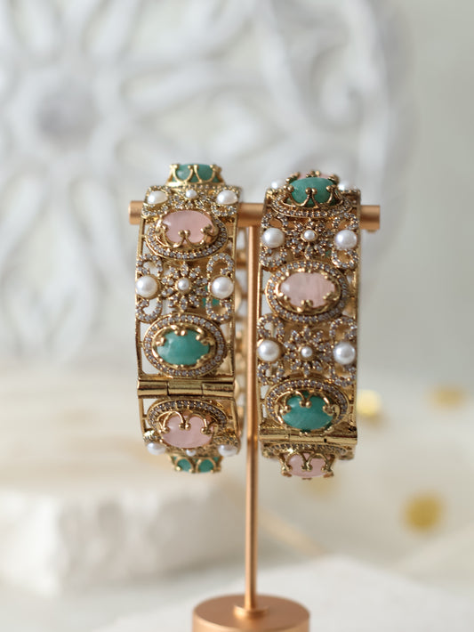 Shabana kada - Mint/Pink