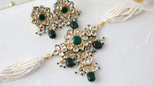 Tavleen necklace set - Green