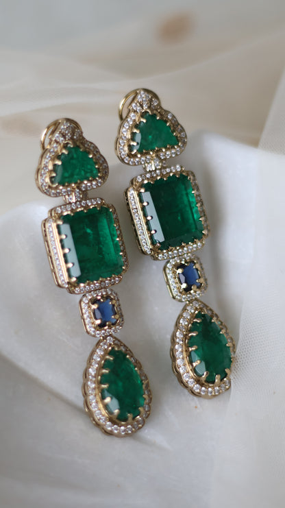 Samara earrings - Green