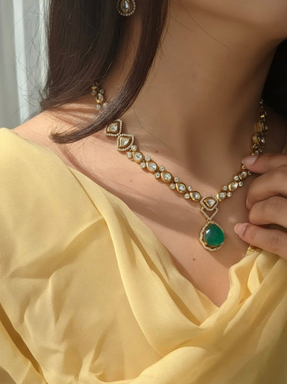 Ivleen necklace set - Aqua