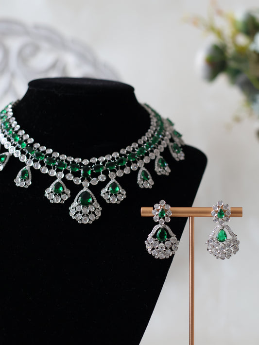 Alice necklace set - Green