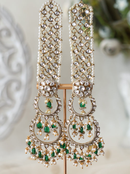 Zoya earrings- Green