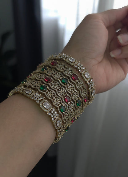 Zuba bangles - Green
