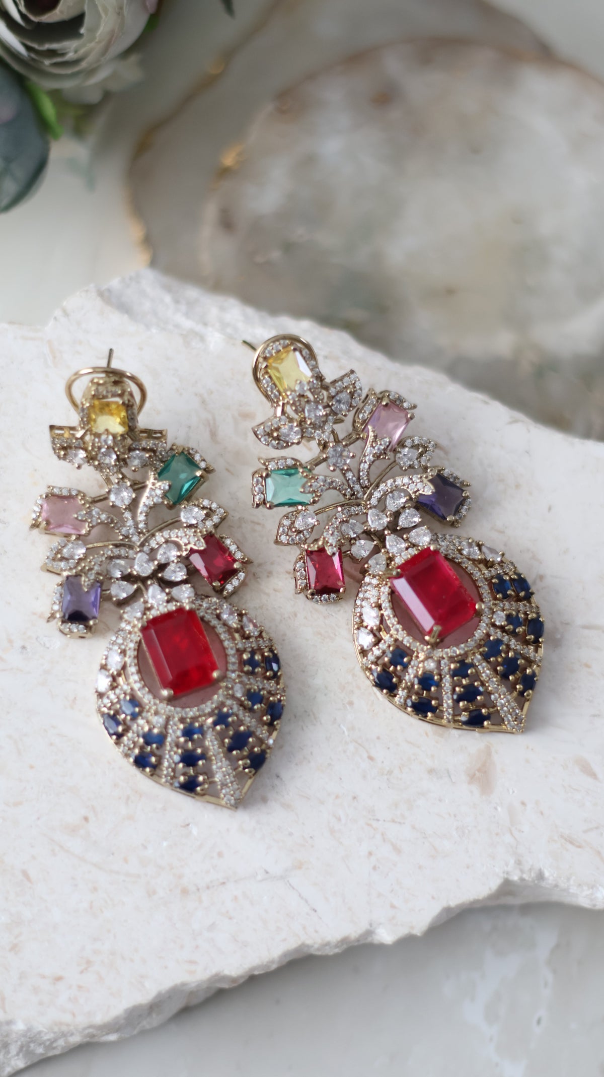 Avni earrings - Yellow
