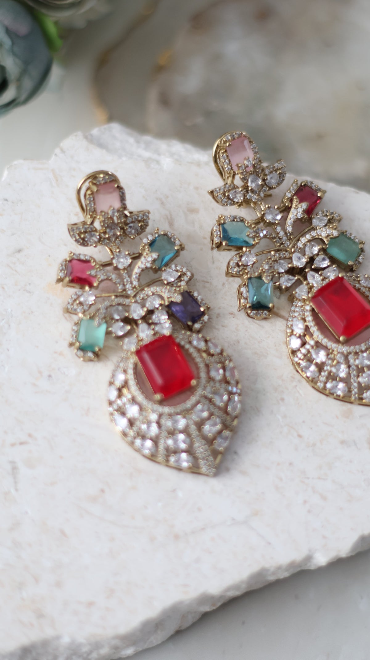 Avni earrings - Pink