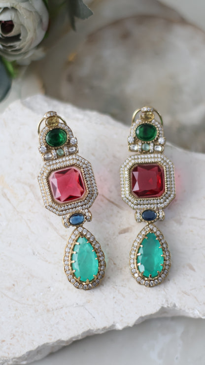 Sanya earrings - Ruby