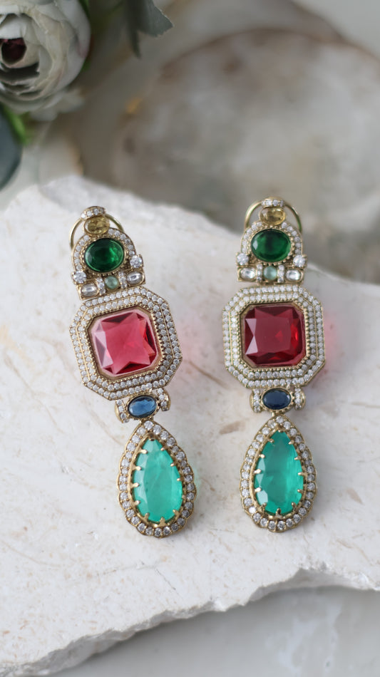 Sanya earrings - Ruby