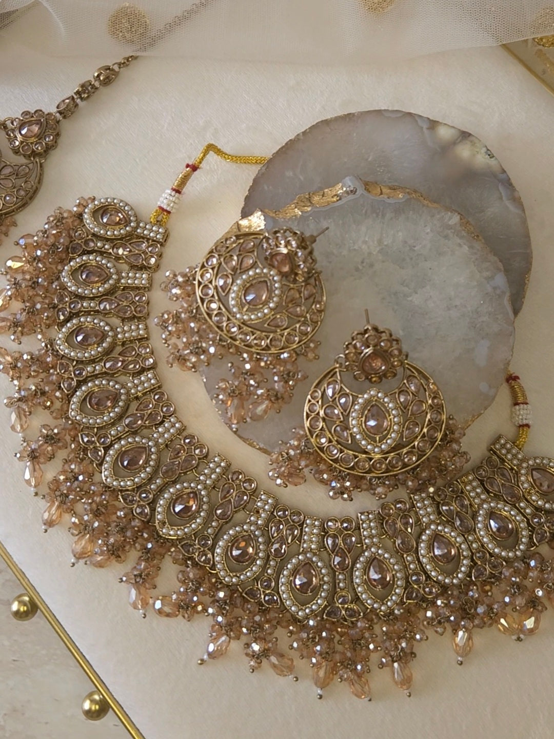 Ilana necklace set - Golden
