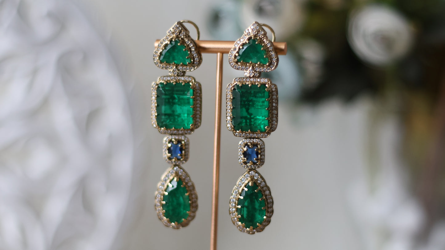 Samara earrings - Green