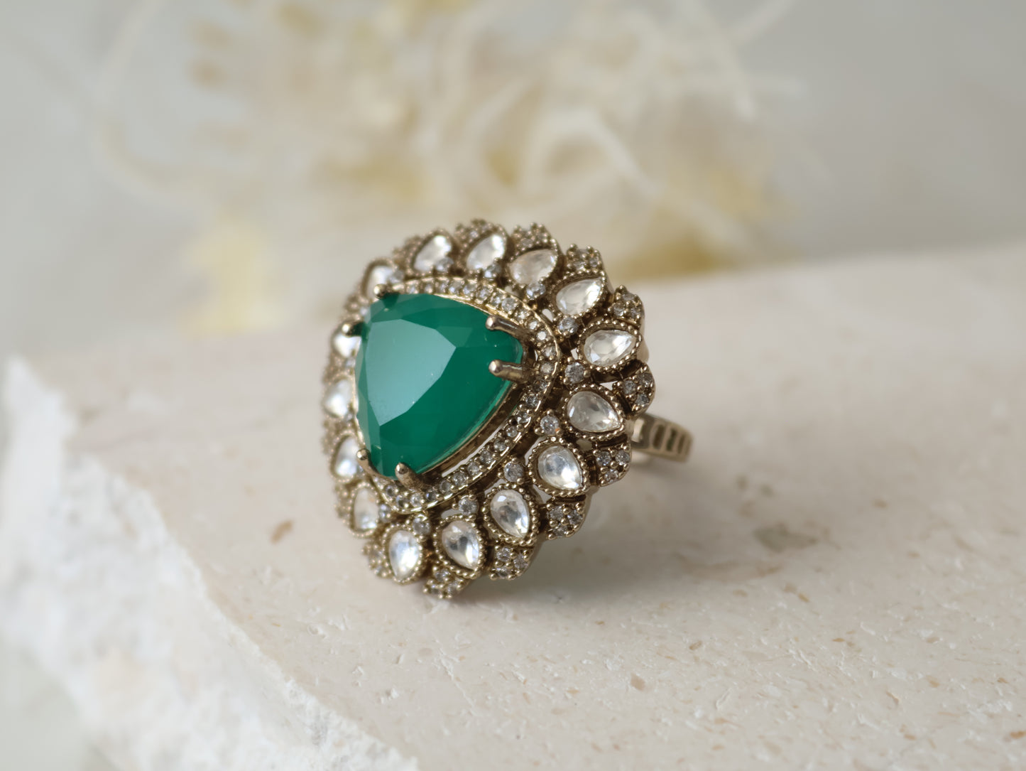 Nikki ring - Green