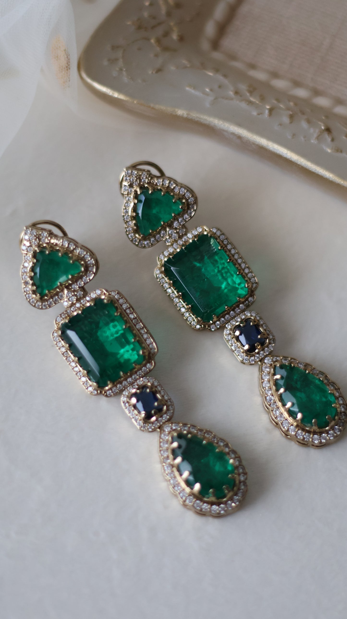 Samara earrings - Green