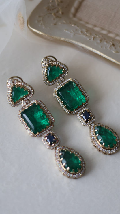 Samara earrings - Green