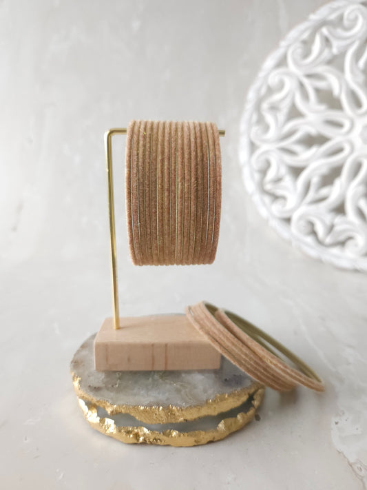 Bangles - Toffee velvet