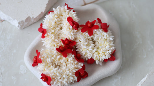 Jasmine gajra - Red