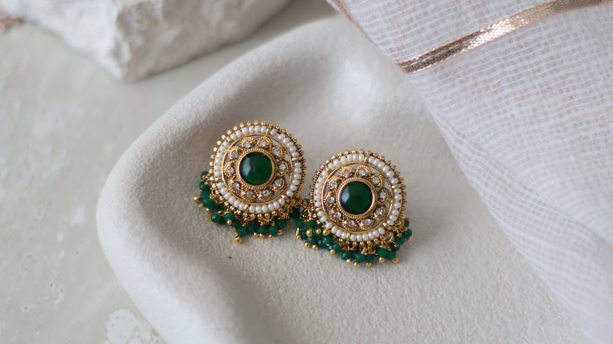 Alia studs - Green