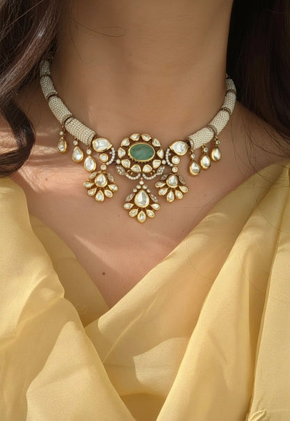 Mehar necklace set - Green