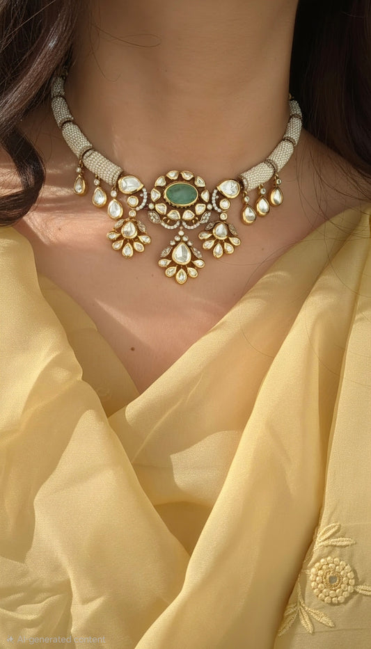 Mehar necklace set - Green