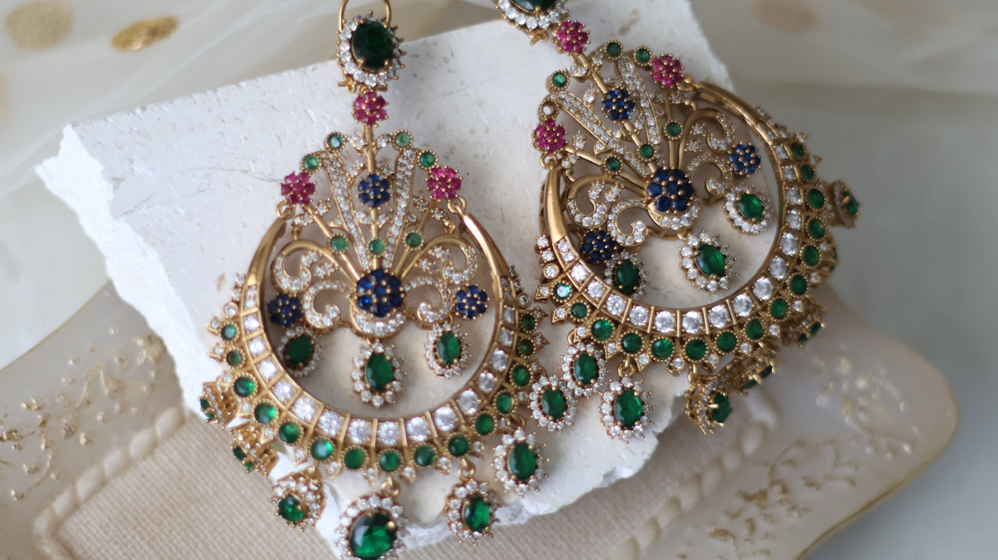 Yasmin earrings - Green